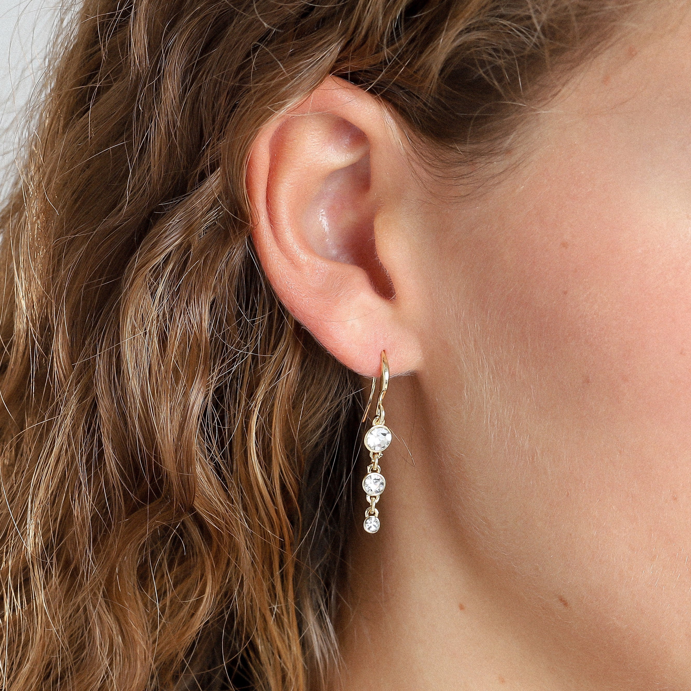 Lucia Pi Earrings - Gold Plated