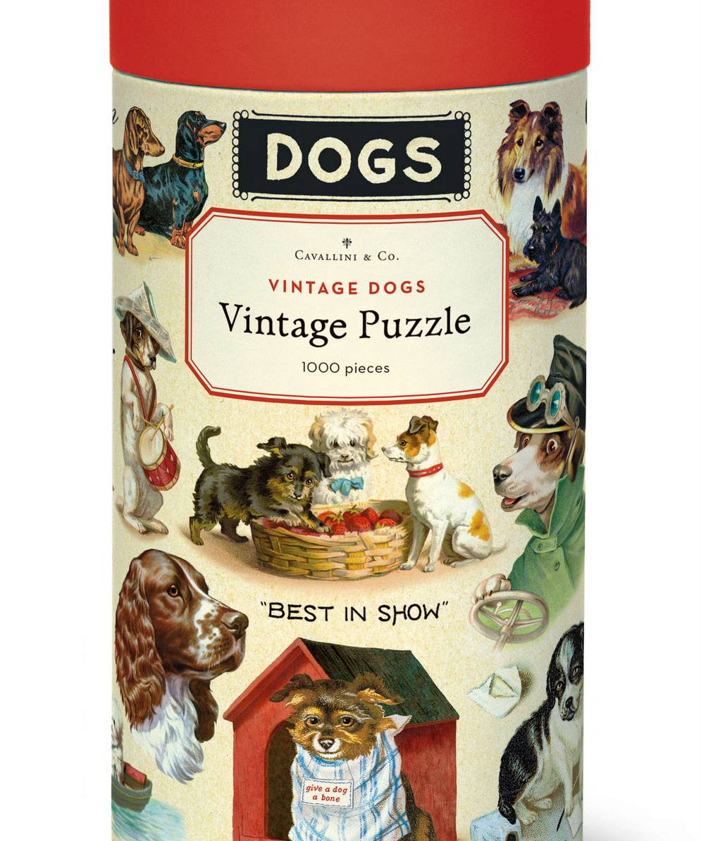 Vintage Dogs 100 Pce - Vintage Puzzle