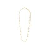 Maja Crystal Multi Drops Necklace - Gold Plated