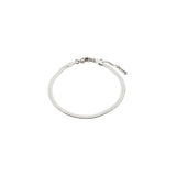 Joanna Flat Snake Bracelet Silver - Plated