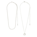 Declan Recycled Necklace - Silver Plated