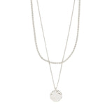 Declan Recycled Necklace - Silver Plated