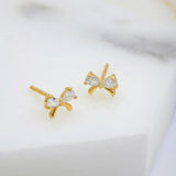 Riley Stud Earring - Gold