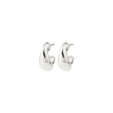 Jennings Hoop Earrings - Silver Plated