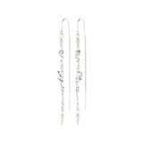 Sloan Chain Earrings - Silver Plated