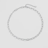 Ruby Necklace - Silver