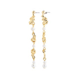 Sloan Pearl Earrings  - Gold Plated