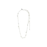 Sloan Pearl Necklace Silver-Plated