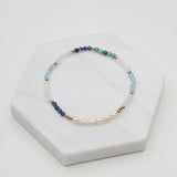 Tiana Bracelet - Teal/Navy