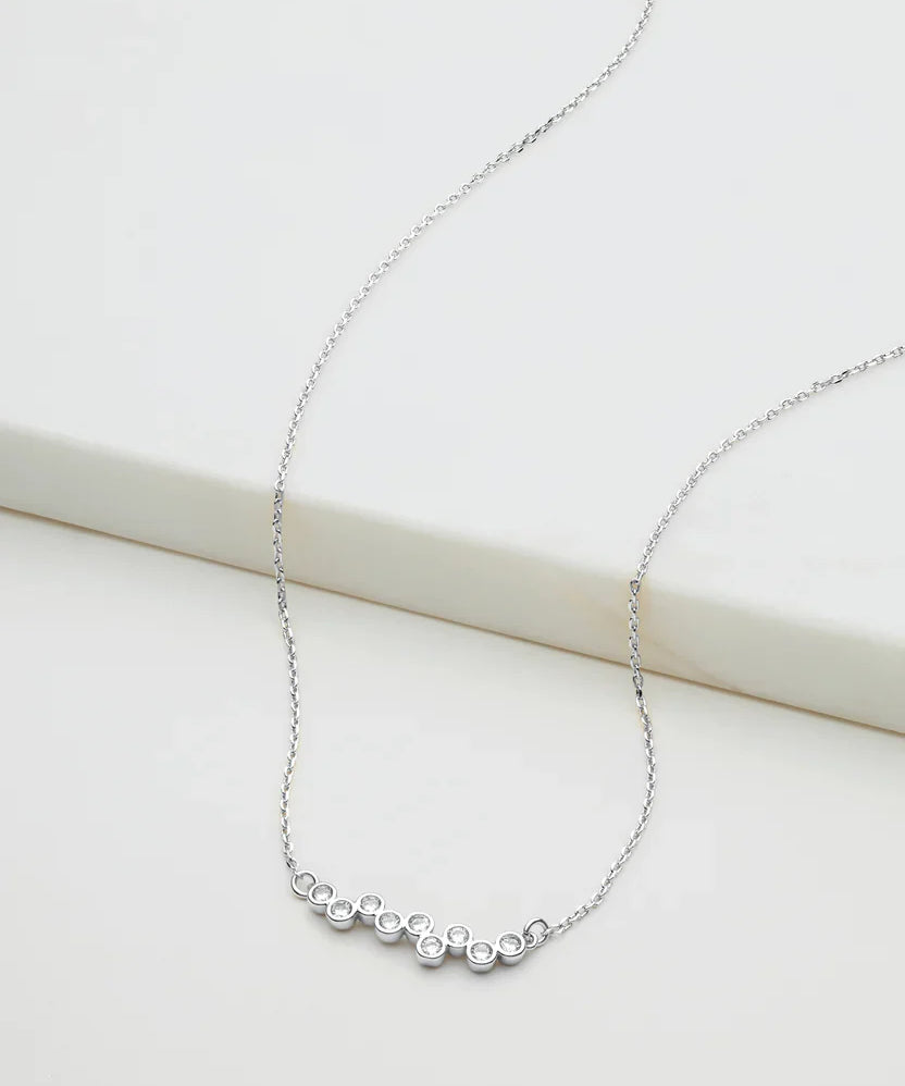 Scattered Crystal Mini Necklace