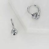 Sadie Large Earrings - Silver