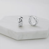 Gracie Hoop Earring - Silver