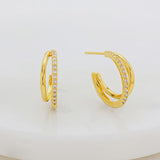 Celeste Hoop - Crystal Earring