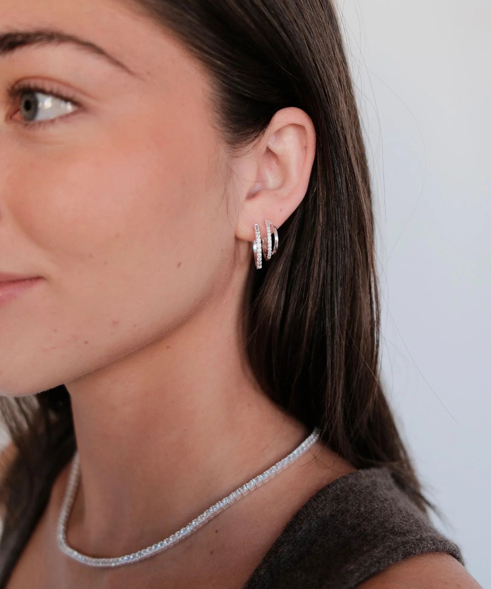 Celeste Hoop - Crystal Earring