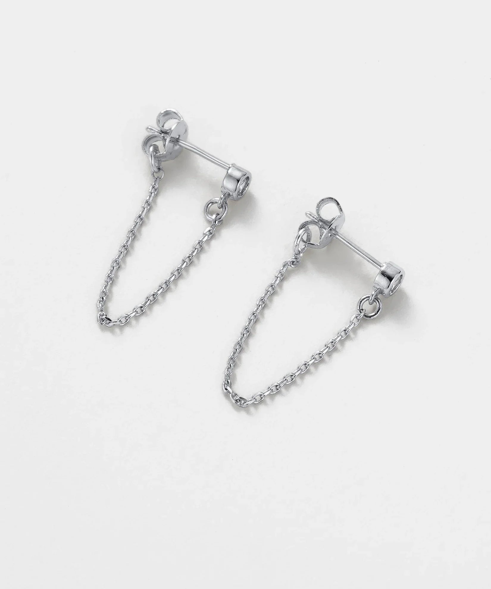 Crystal Chain Wrap Earring
