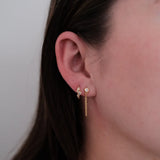 Crystal Chain Wrap Earring