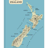 Notebook A6 NZ Map