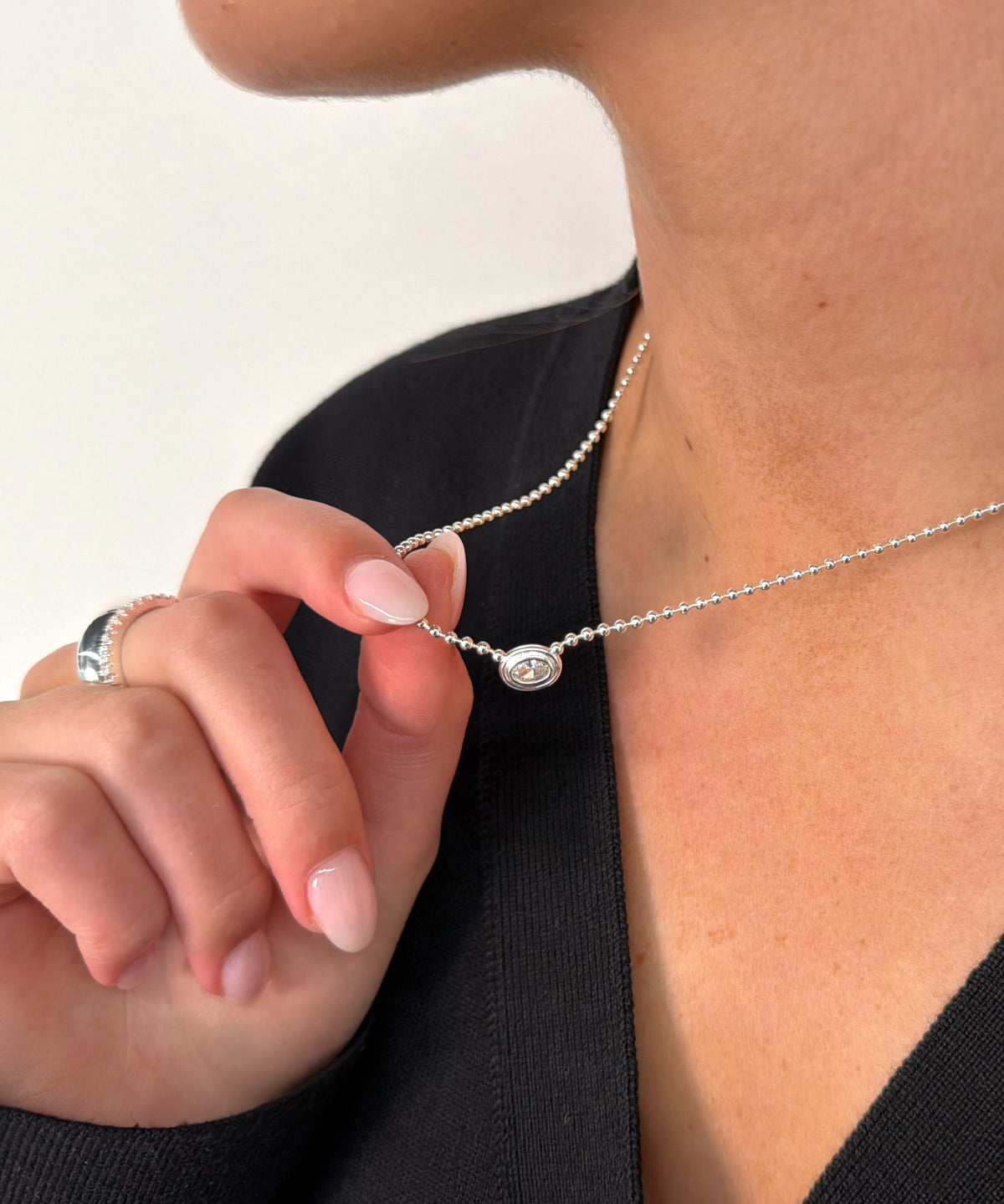 Zoe Necklace - Silver