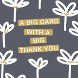 A Big Card With A Big Thank You - Thank You Card