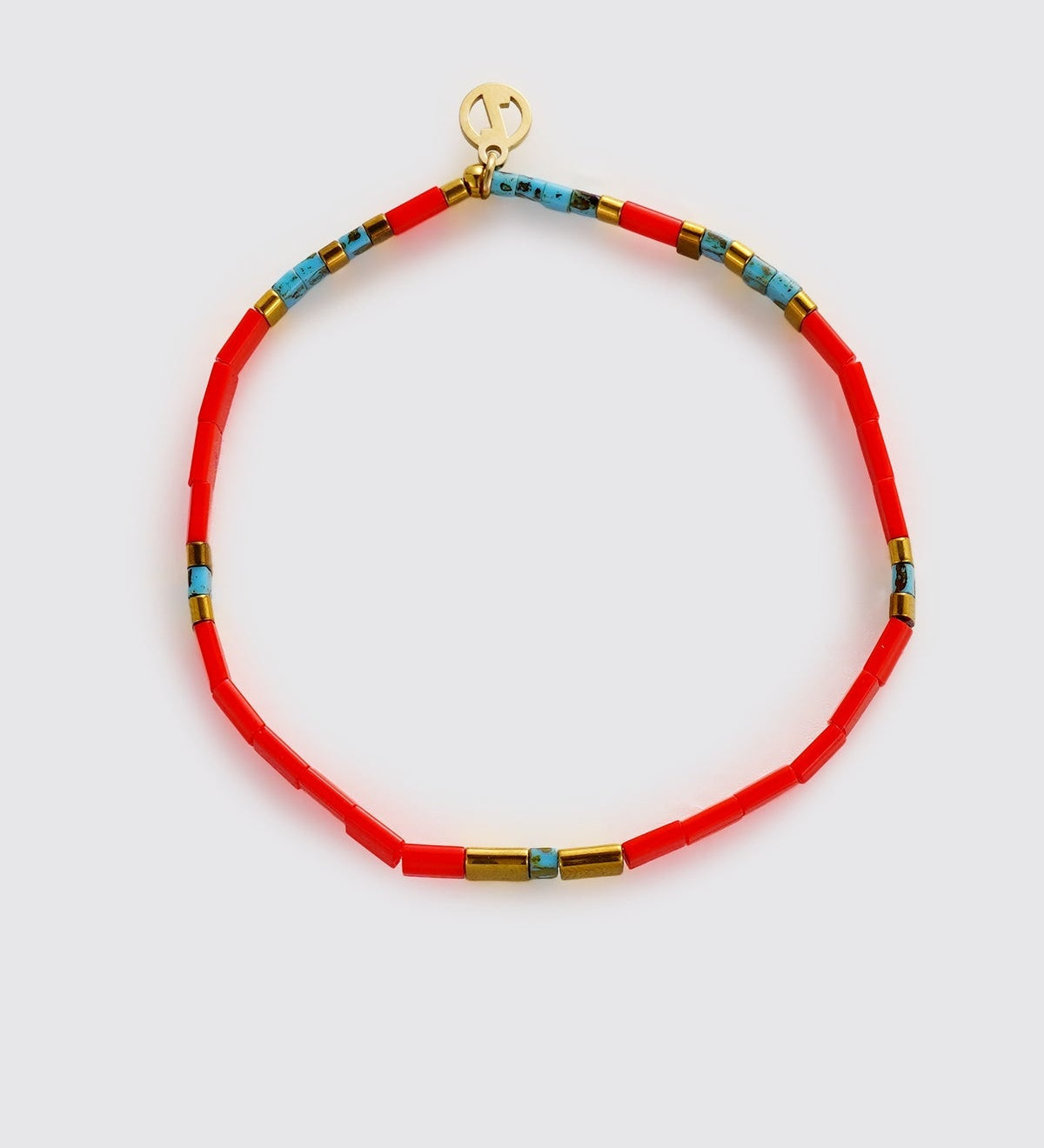 Tile Bracelet - Coral