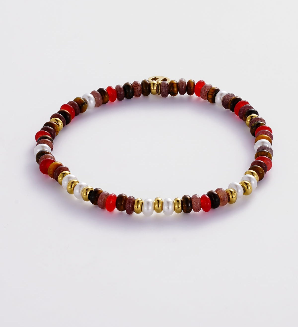 Bea Bracelet - Red/gold