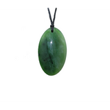 Greenstone - Oval Drop 50mm