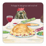 Little Dog Laughed - Grace Christmas - Coaster