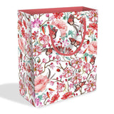 Red Floral - Med Gift Bag