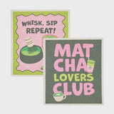 Swedish Style Dish Cloths S/2 - Matcha