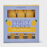 Party Fork - Lemons / 4pc