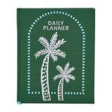 Journal - Daily Planner - Palm Tree Embroidered