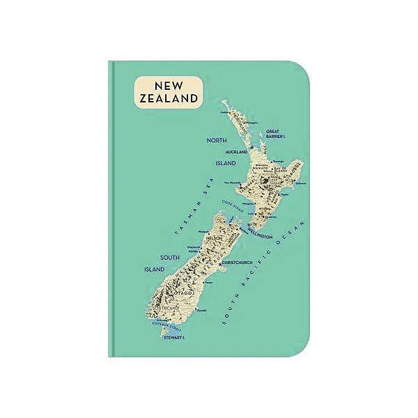 Notebook A6 NZ Map