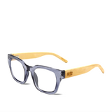 Readers - Austin - Grey w/ Wooden Arms - 1.5