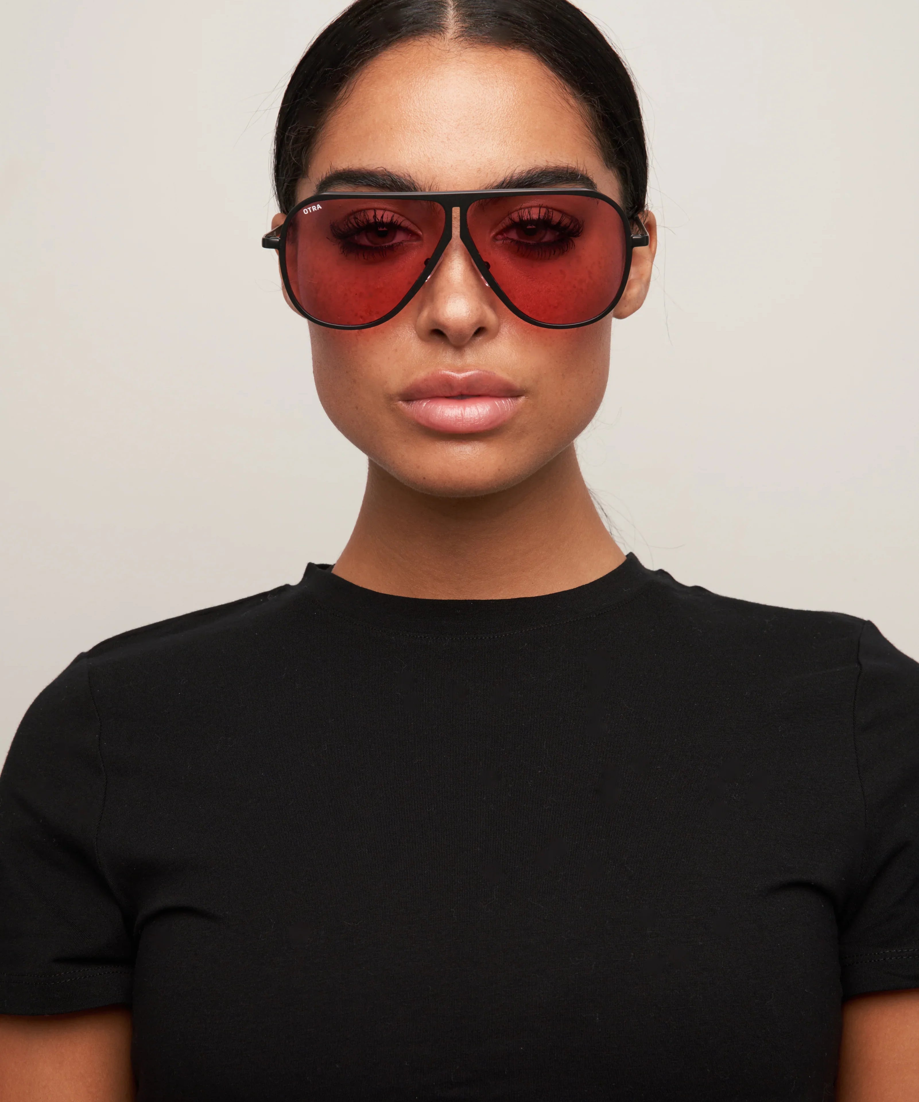 Otra Sunnies - Ava - Black/ Pink