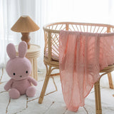 Strawberry Stripe Muslin Wrap Swaddle