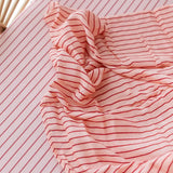 Strawberry Stripe Muslin Wrap Swaddle