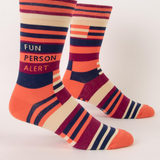 Men's Socks - Fun Person Alert