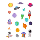 Reflective Bicycle Stickers - Space