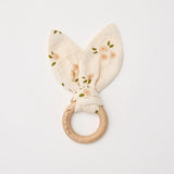 Organic Bunny Ears Teether - Daisy