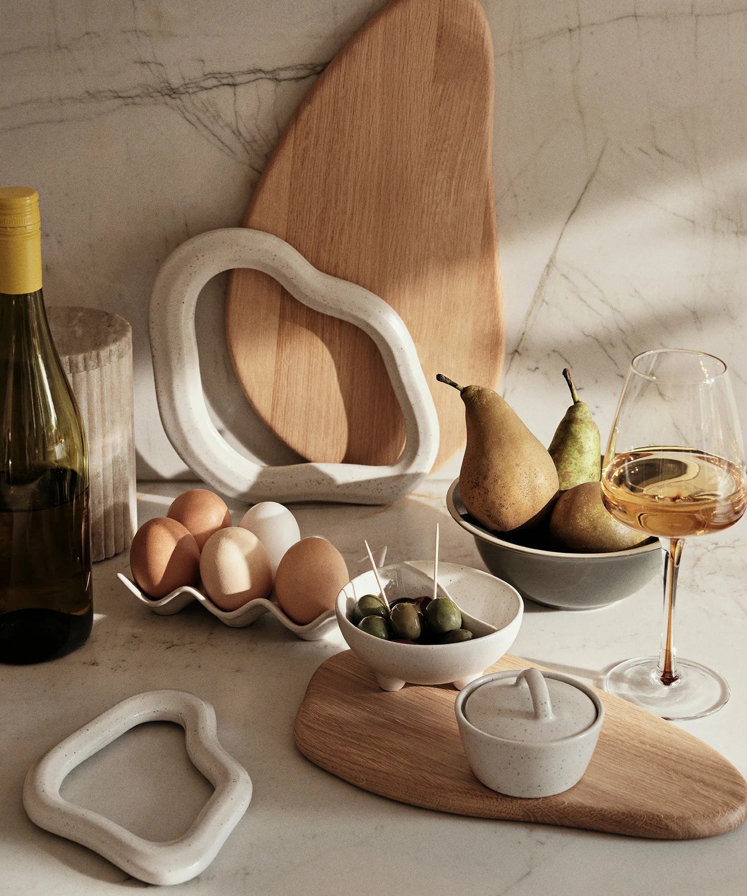Broste Nordic Vanilla Olive Bowl