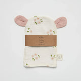 Bear Wash Glove Daisy with Blush ears