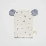 Bear Wash Glove Enchanted Garden with Frost ears