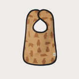 Organic Cotton Bib - Chubby Bear