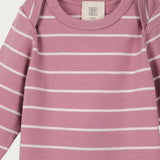 Merino Bodysuit - Blossom Stripe