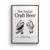 Craft Beer - A3 Poster Framed