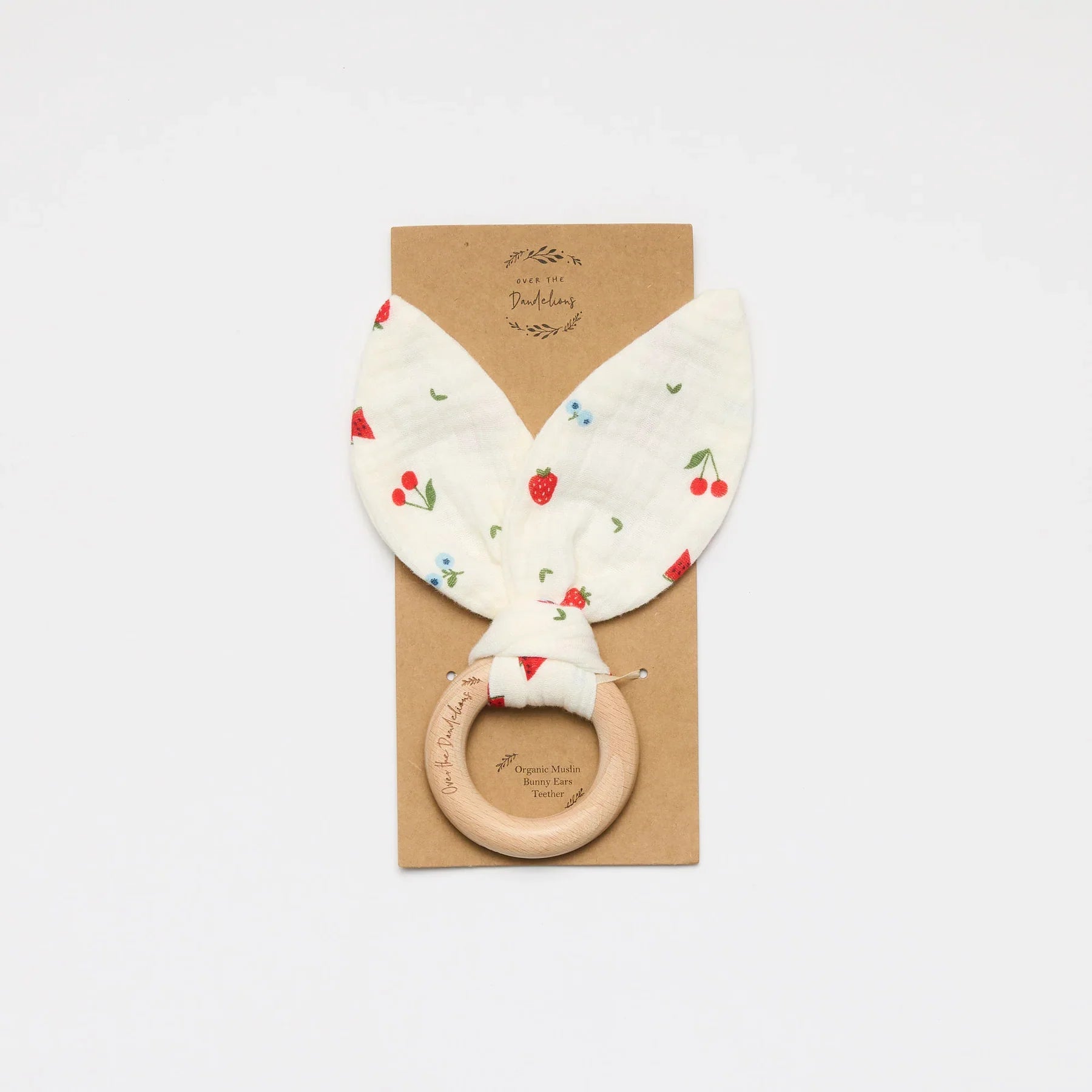 Organic Bunny Ears Teether - Sweet Pickings