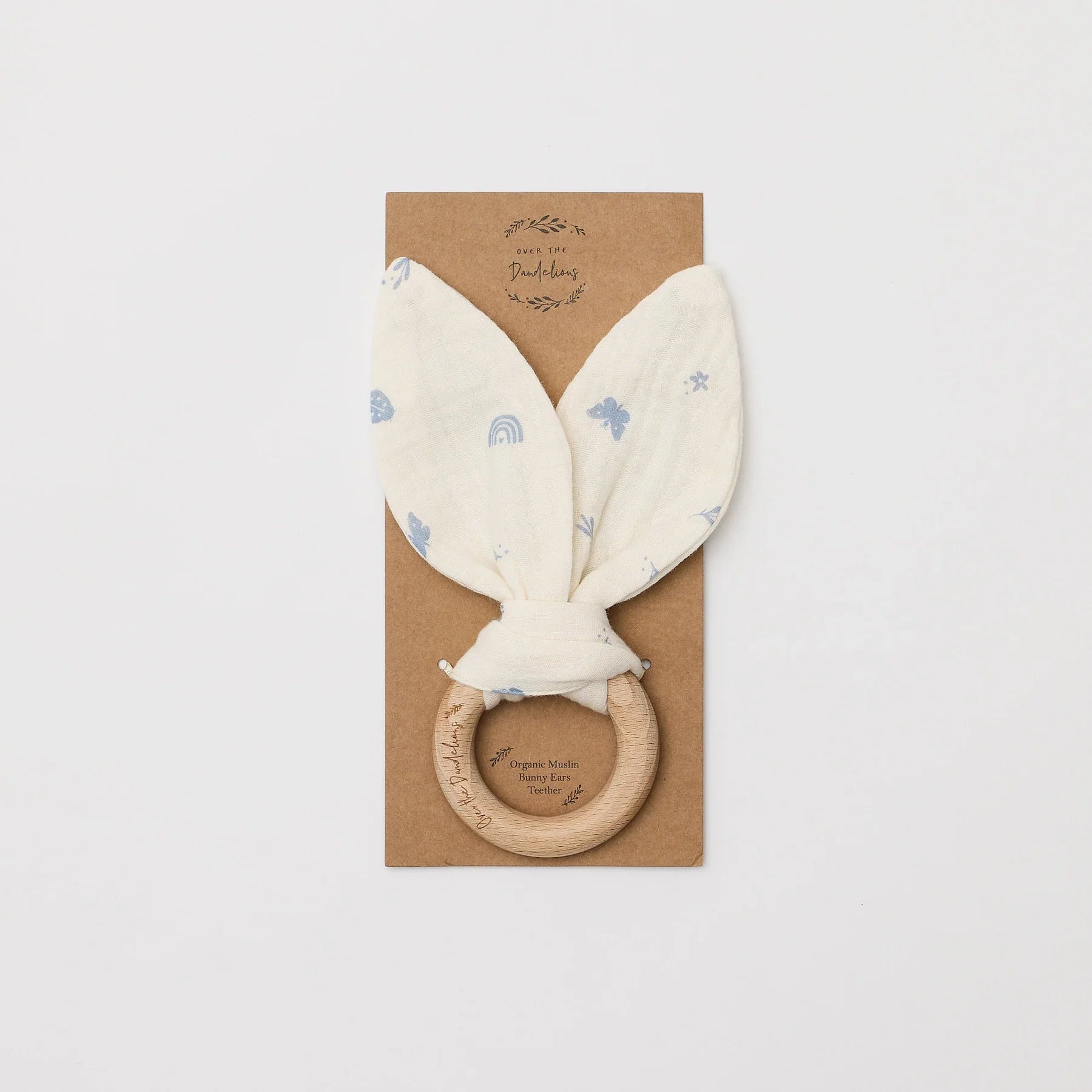Organic Bunny Ears Teether - Enchanted Garden