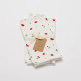 Organic Muslin Burp Cloth - Set of 2 - Sweet Pickings