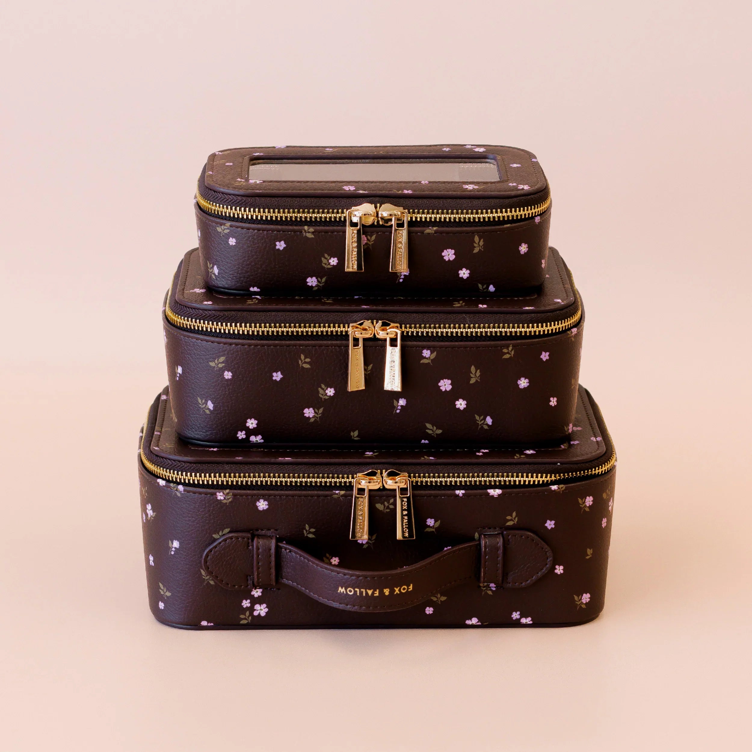 Wisteria Cosmetic Nested Trio Set