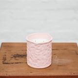 Large Mango, Coconut & Vanilla Candle - Pink Textured Jar